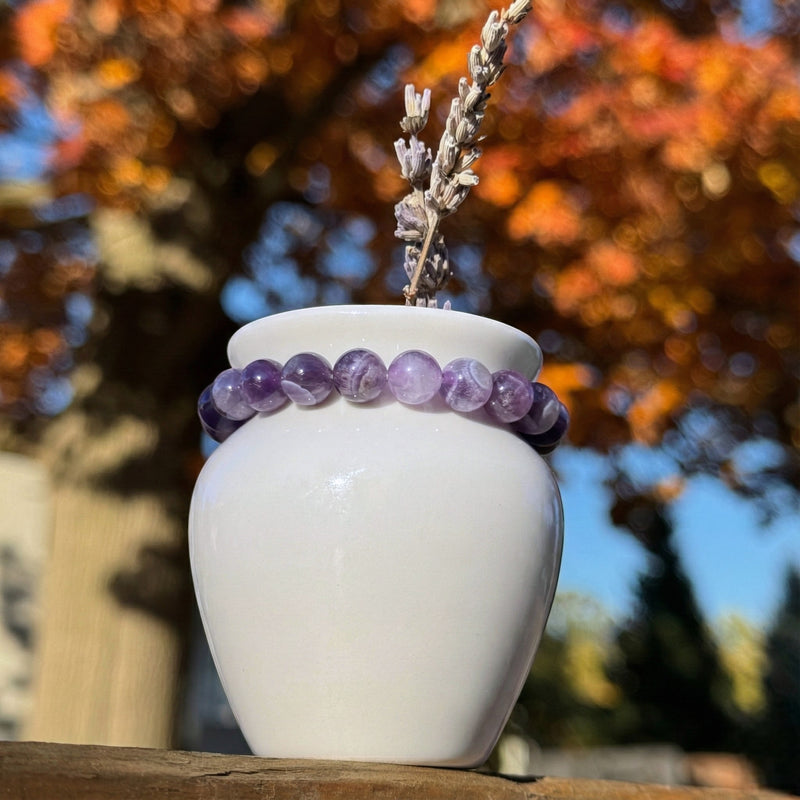 Amethyst Beaded Bracelet