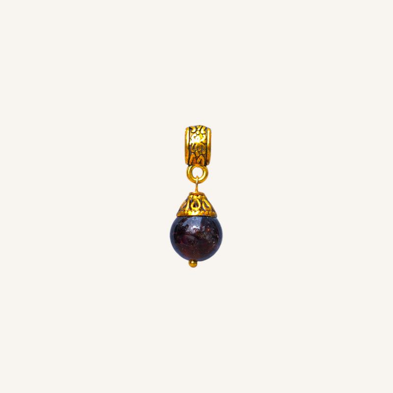Garnet Ball Pendant