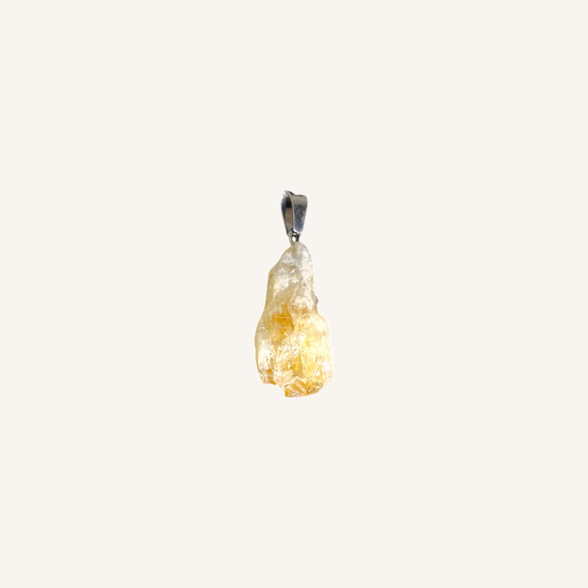Raw Citrine Pendant