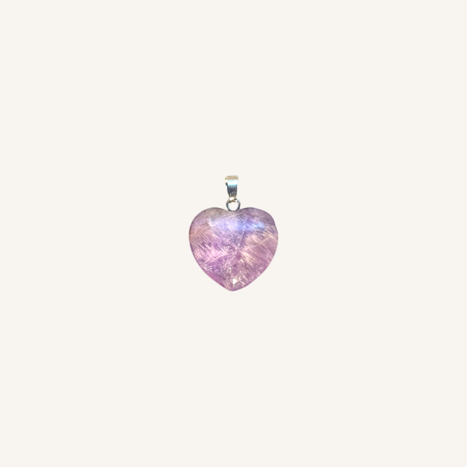 Heart-Shaped Stone Pendant