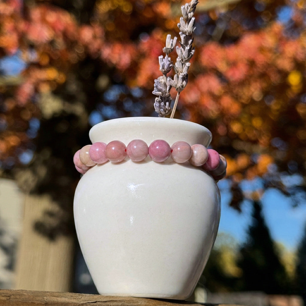 Rhodonite Beaded Bracelet